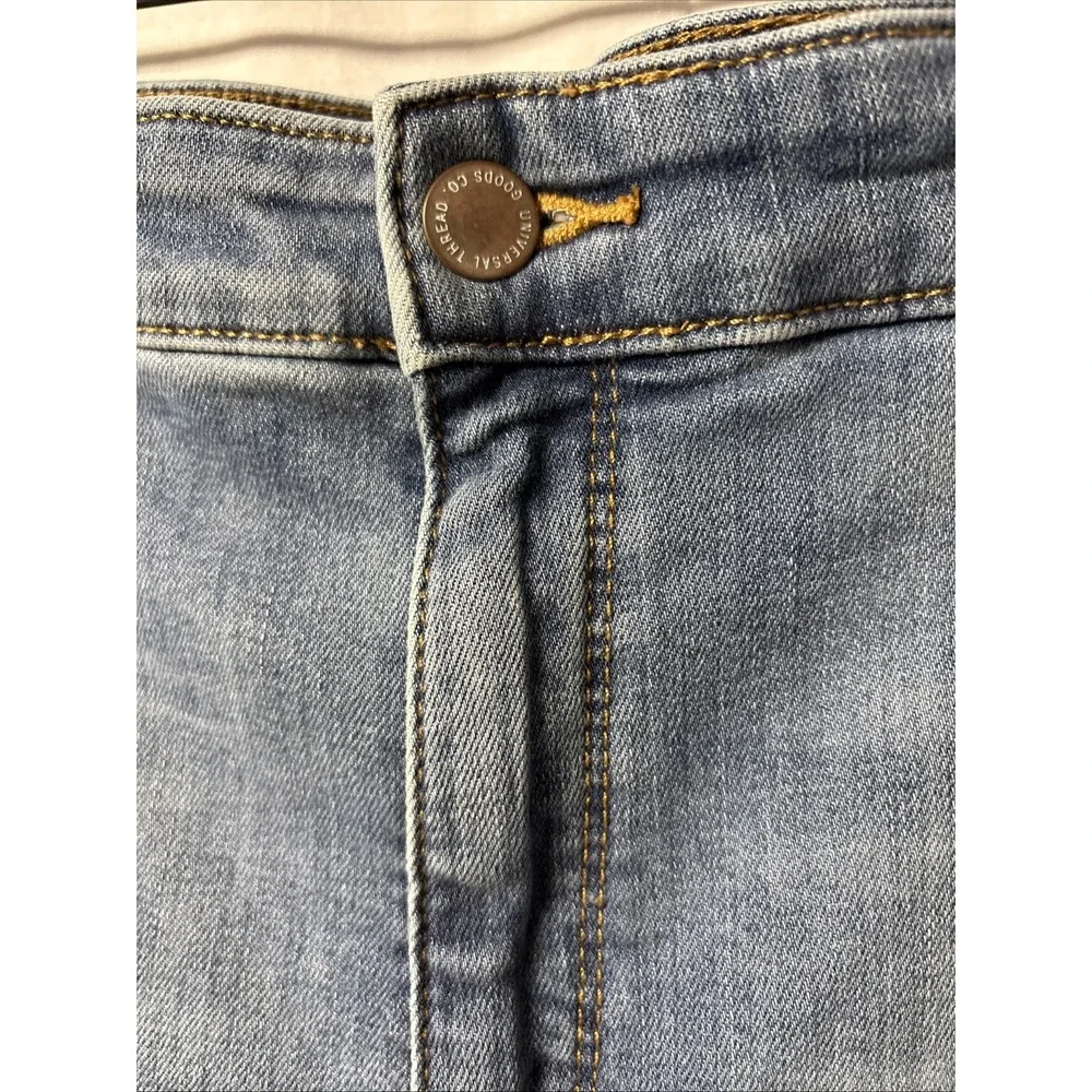 Universal Thread Distressed High Rise Skinny Jeans Blue Women 18/34R 38x28.5